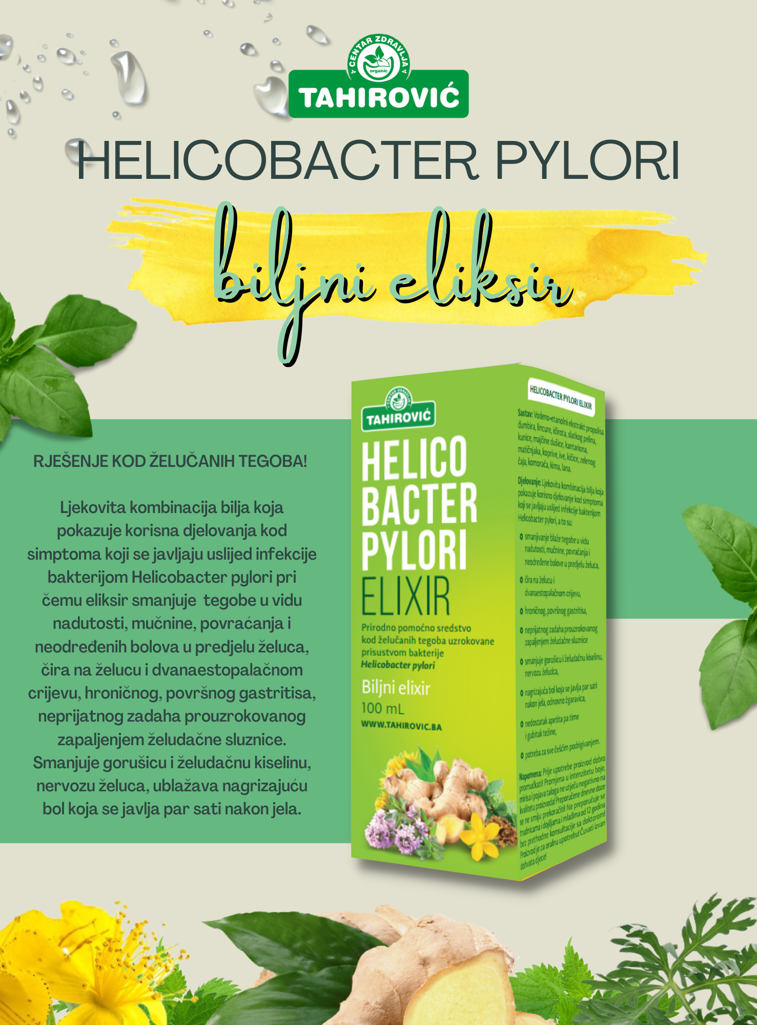 Centar Zdravlja BILJNI ELIKSIR HELICOBACTER PYLORY